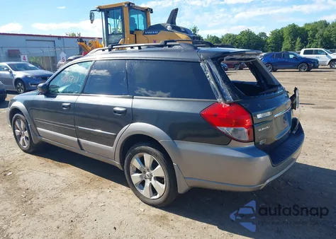 2009 Subaru Outback 2.5I Limited from USA, damaged, VIN 4S4BP66C897317839